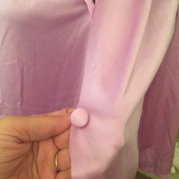 1970s Vanity Fair nylon Antron robe lilac small - Picture 5 of 6